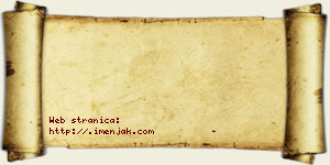 Janko Raković vizit kartica